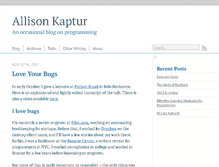 Tablet Screenshot of akaptur.com